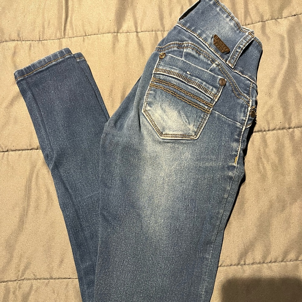 Bamboo skinny jeans